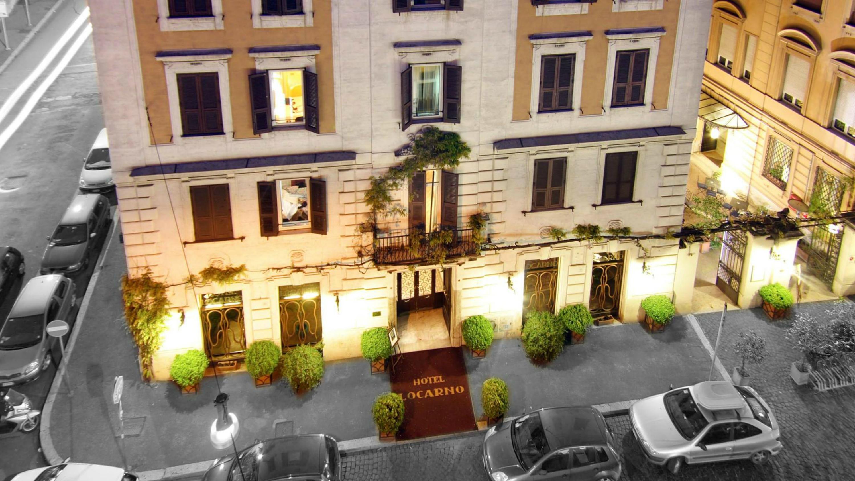 Hotel Locarno Roma Exterior foto